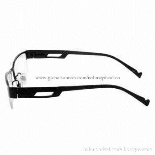 Best Sale Titanium Semi-rimless Optical Frame for Men, Customized Logo